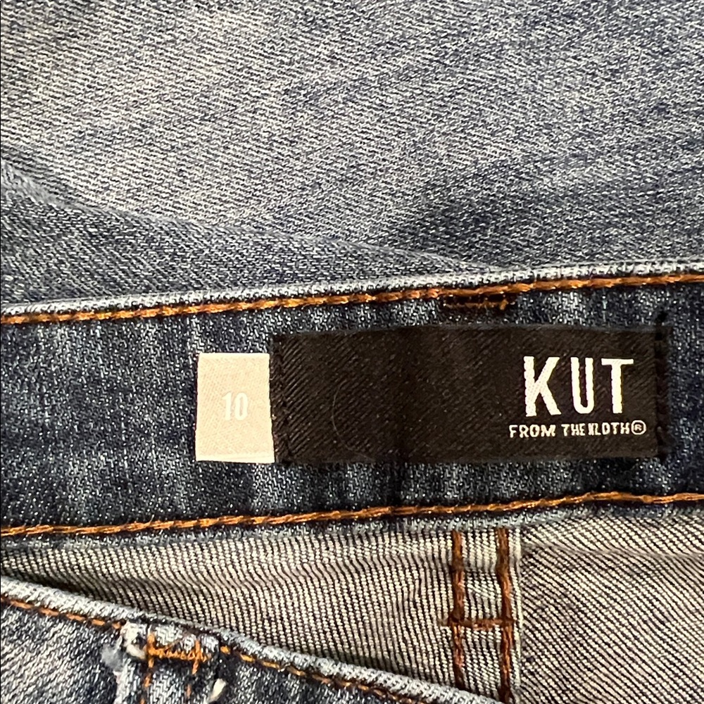 Kut from the Kloth Blue Straight Leg Jeans - Picture 4 of 6